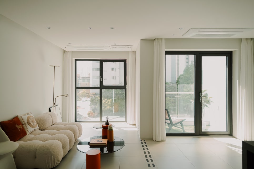 송파 신축 오피스텔이 시스템창호 시공사례 _투룸공간